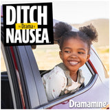 Dramamine Enfants comprimé sans colorant au goût raisin, option sans additifs