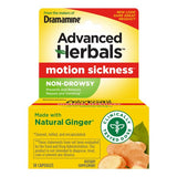 Double emballage Dramamine Non-Drowsy Ginger, pratique pour les voyages