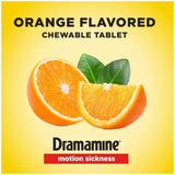 Dramamine pour usage en voyage dans l’avion ou le bateau, aide à rester autonome.