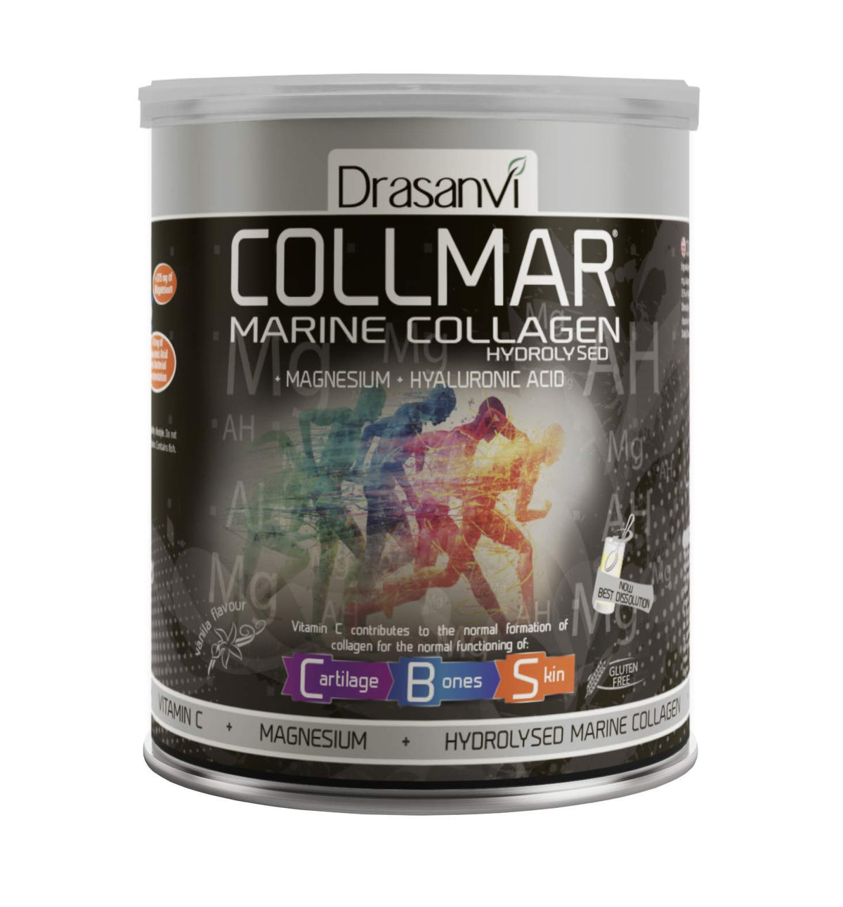 Drasanvi Collmar: bouteille de collagène hydrolysé à la vanille, soutien éventuel pour la peau