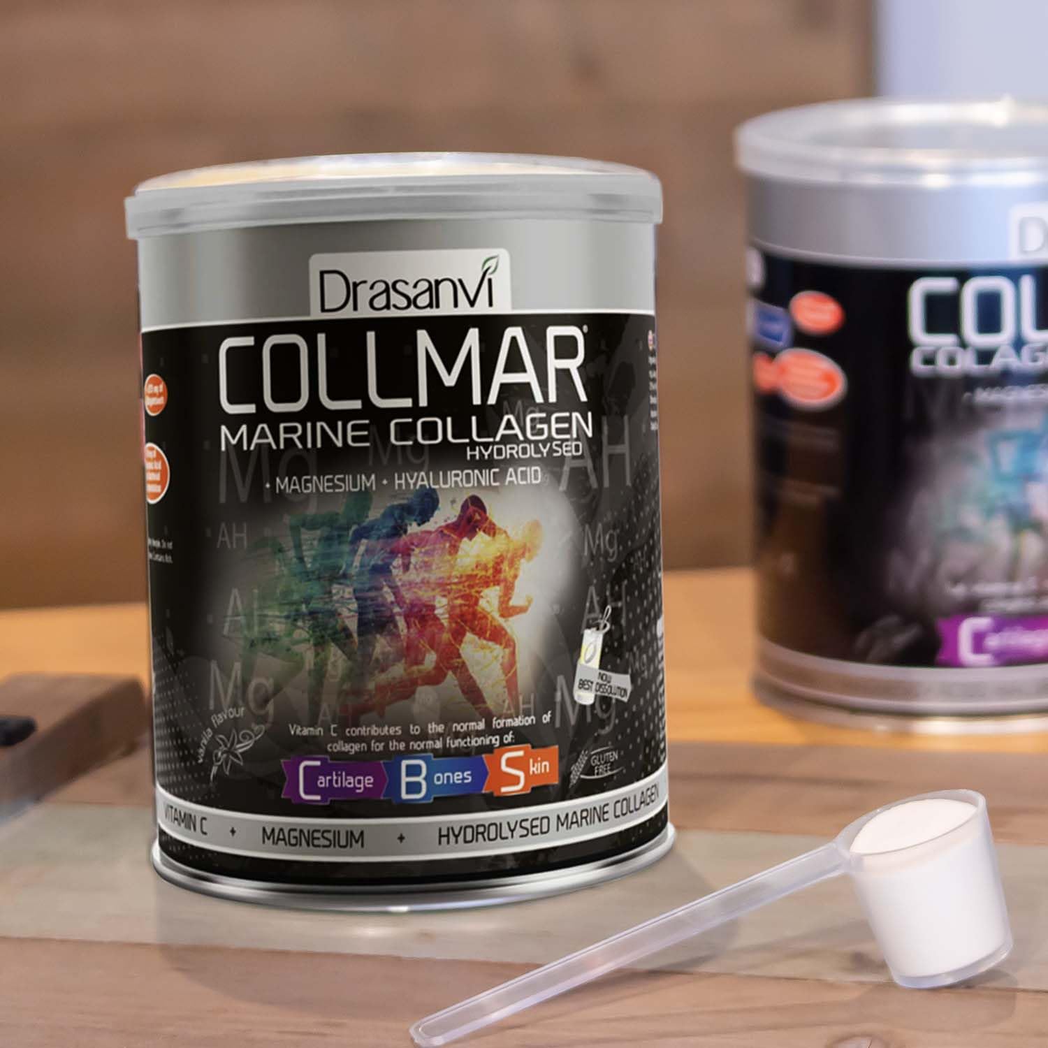 Drasanvi Collmar: étiquette-produit claire sur le pot vanille
