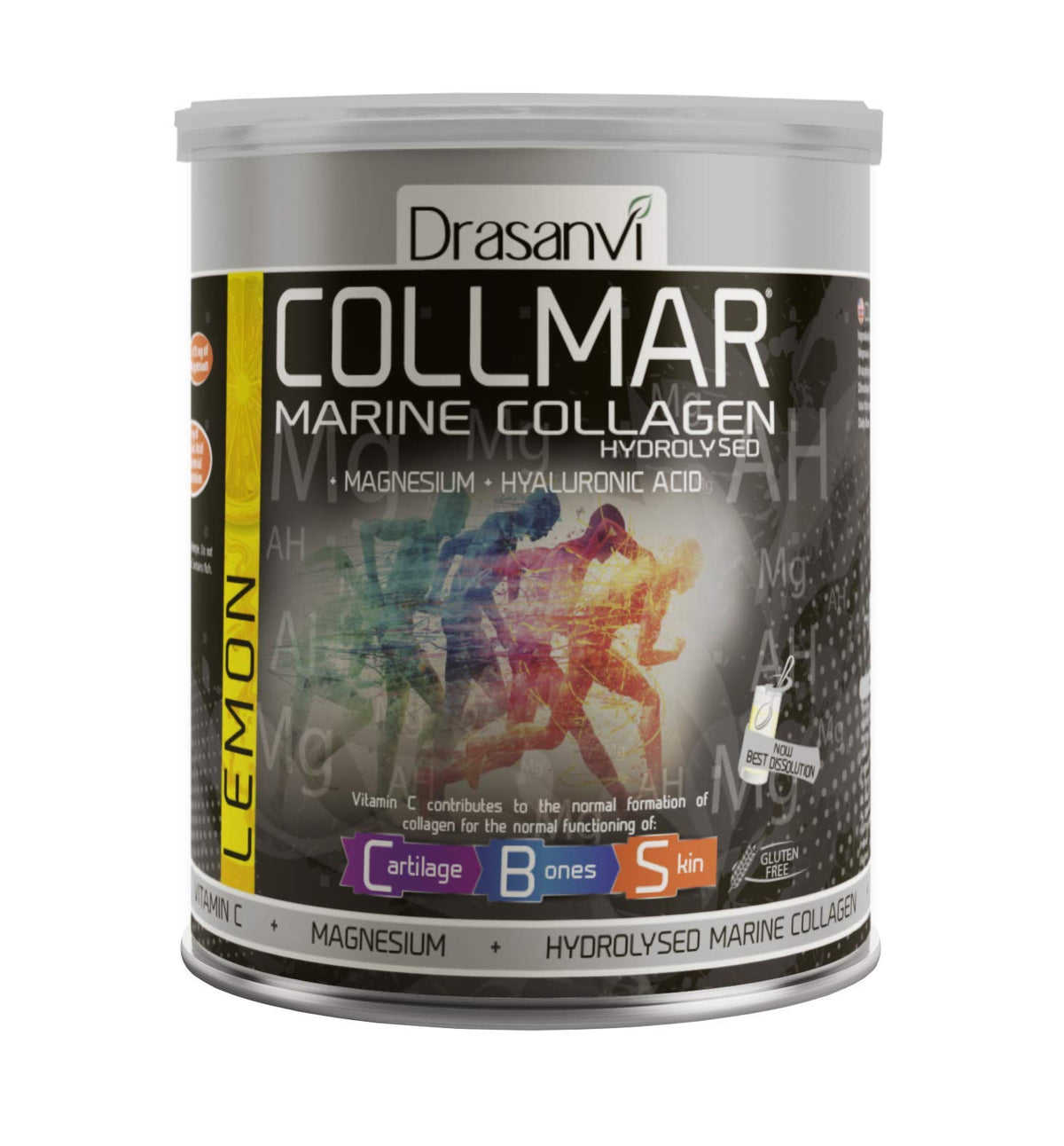 Drasanvi Collmar poudre de collagène marin citron, complément quotidien pratique.