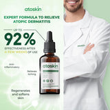 dr.atoskin Design emballage sobre, présentation élégante en salle de bain.