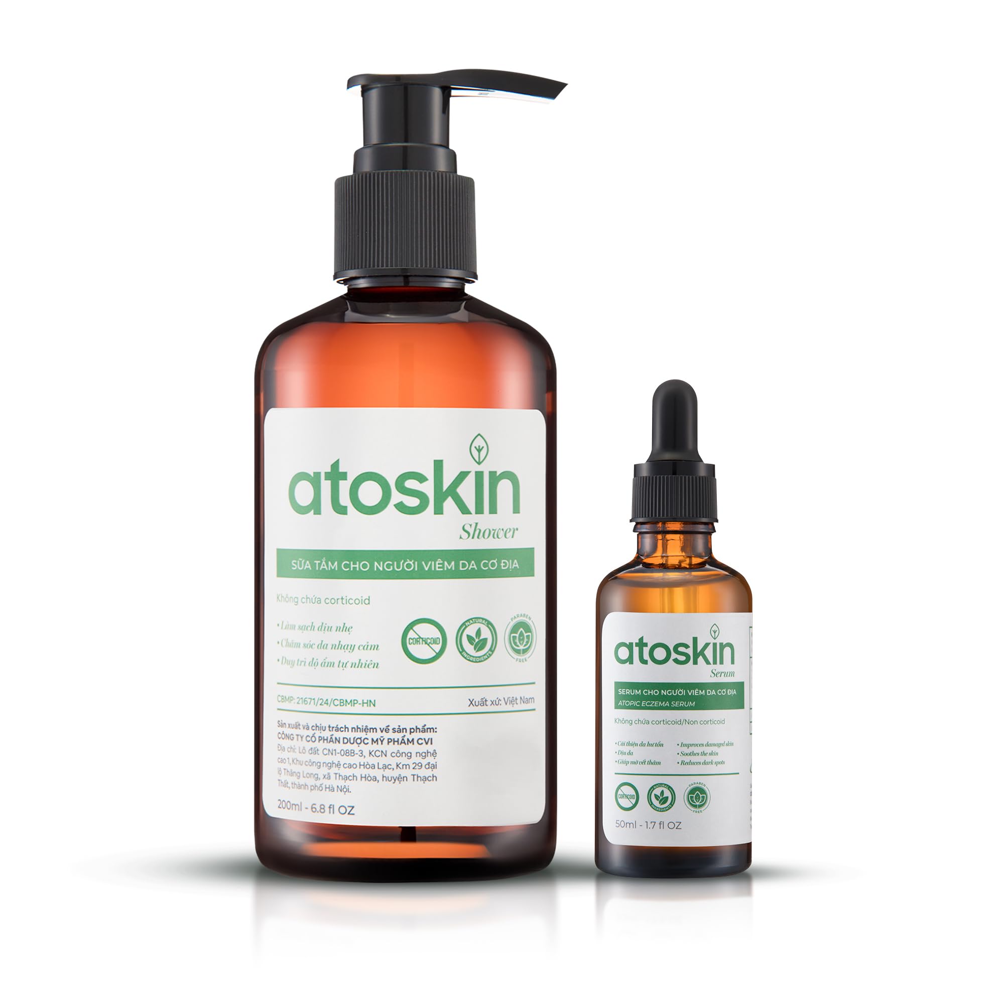 dr.atoskin Gel Douche apaisant en bouteille, douceur et hydratation après chaque douche.
