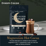 Dream Cocoa sans mélatonine, relaxation naturelle sans effets indésirables.