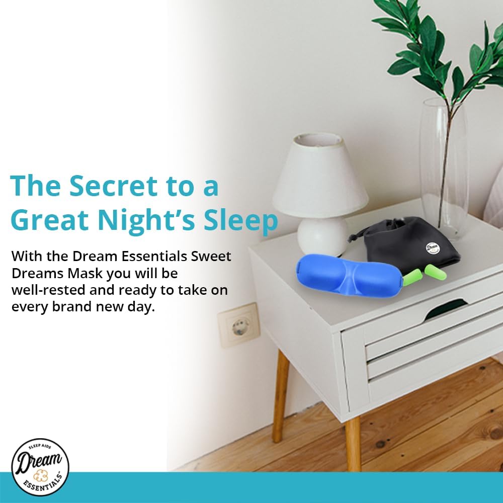 Dream Essentials Sweet Dreams masque léger et portable—se glisse dans la pochette