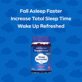 Dream Water Snoozeberry Gummies voyage: faciles à emporter pour des soirées sans stress.