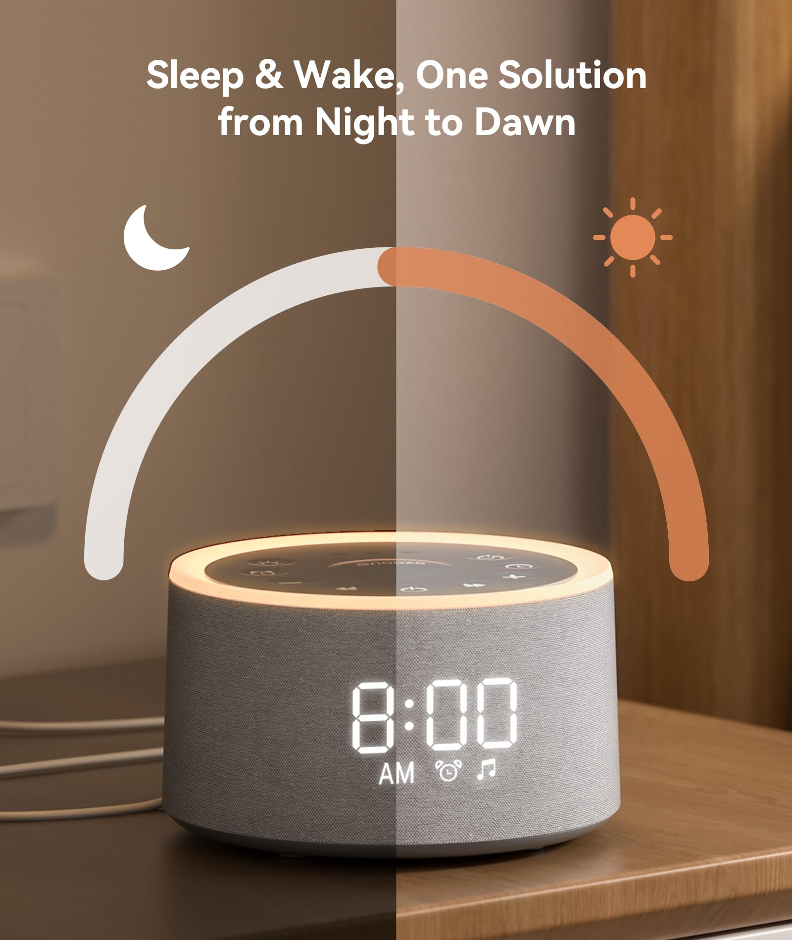 Dreamegg D1+ bruit-blanc : fond sonore propice au sommeil
