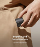 Dreamegg qualité sonore puissante dans un petit format, pratique en déplacement.