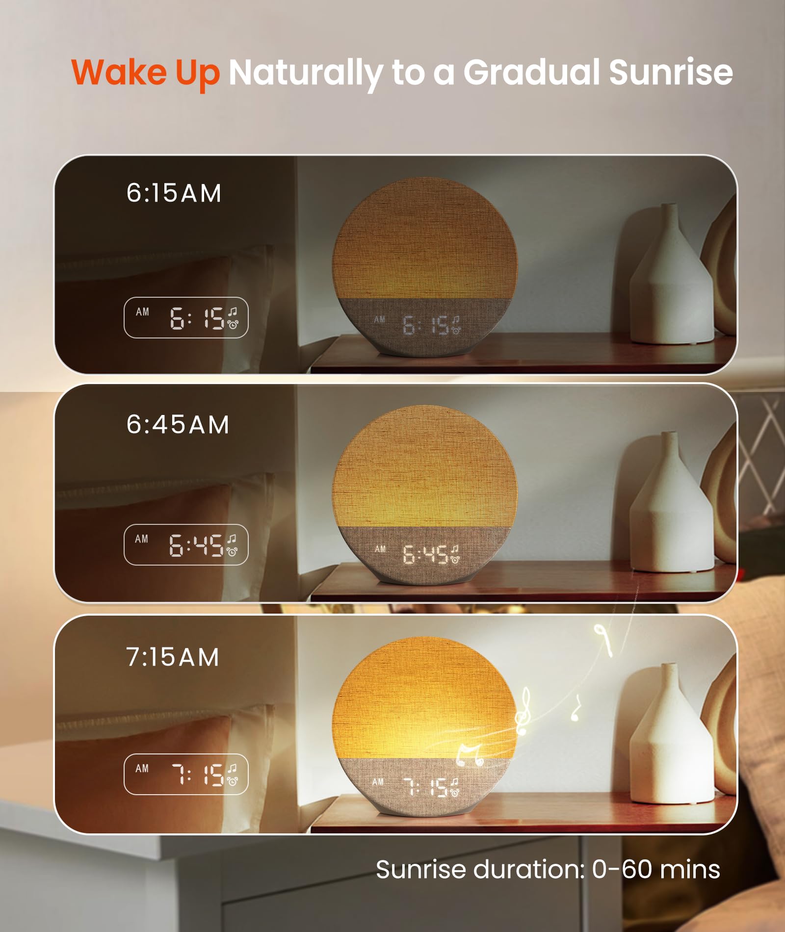 Dreamegg Sunrise 1 texture coton-lin douce et confortable au toucher