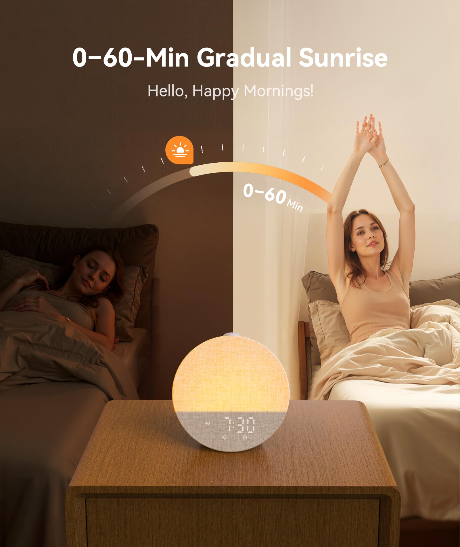 Dreamegg Sunrise 1 Pro: design compact et discret pour la chambre.