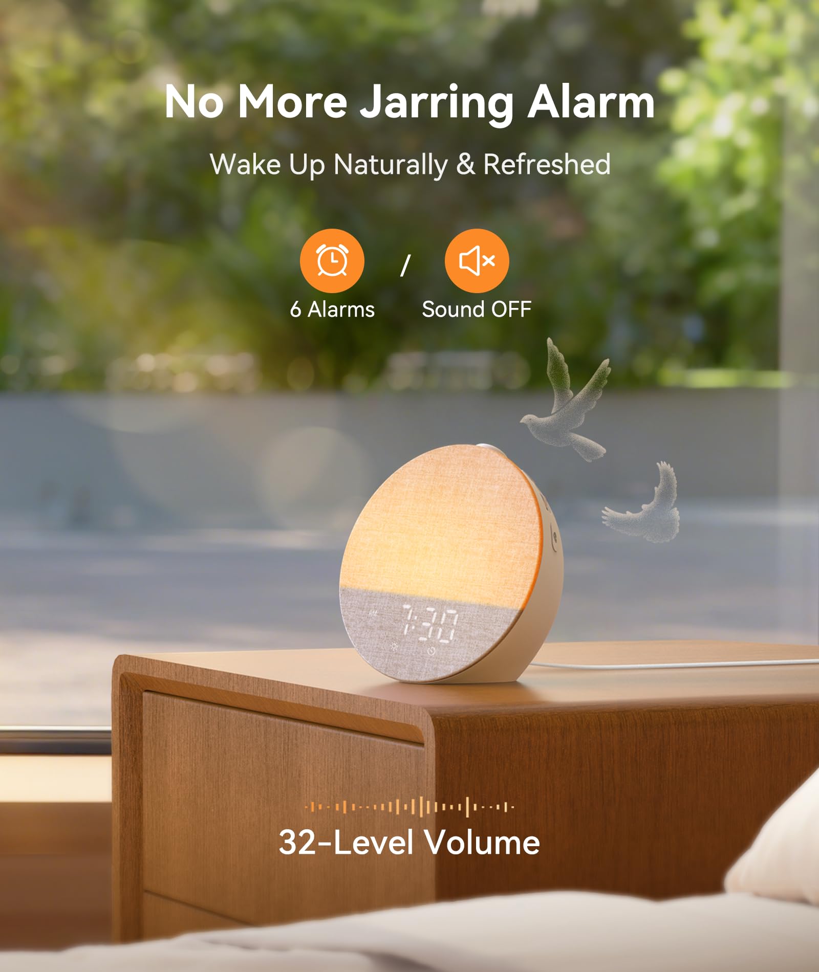 Dreamegg Sunrise 1 Pro: 29 sons apaisants et 10 couleurs lumineuses.