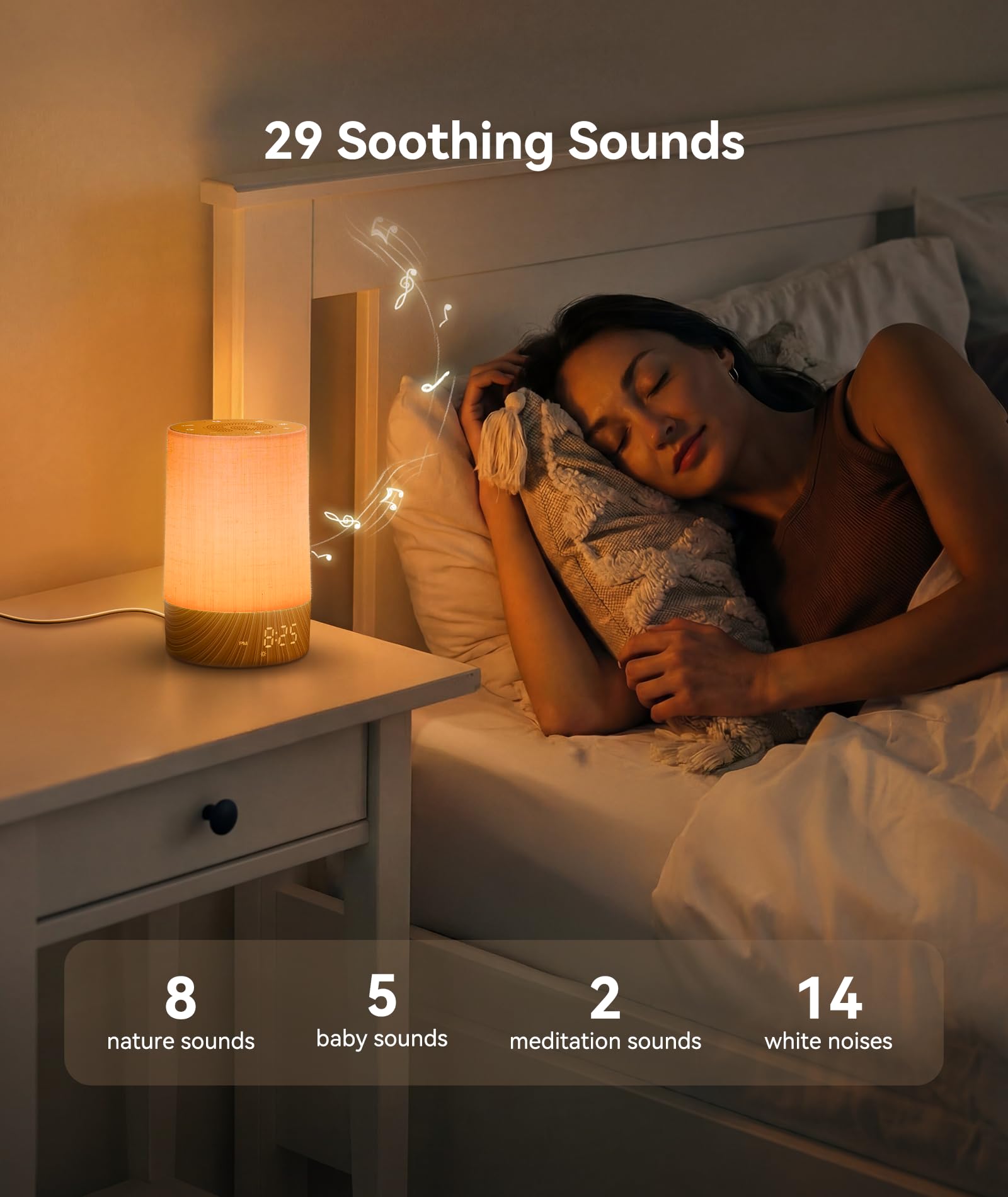Veilleuse douce Dreamegg pour une lumière rassurante nocturne.