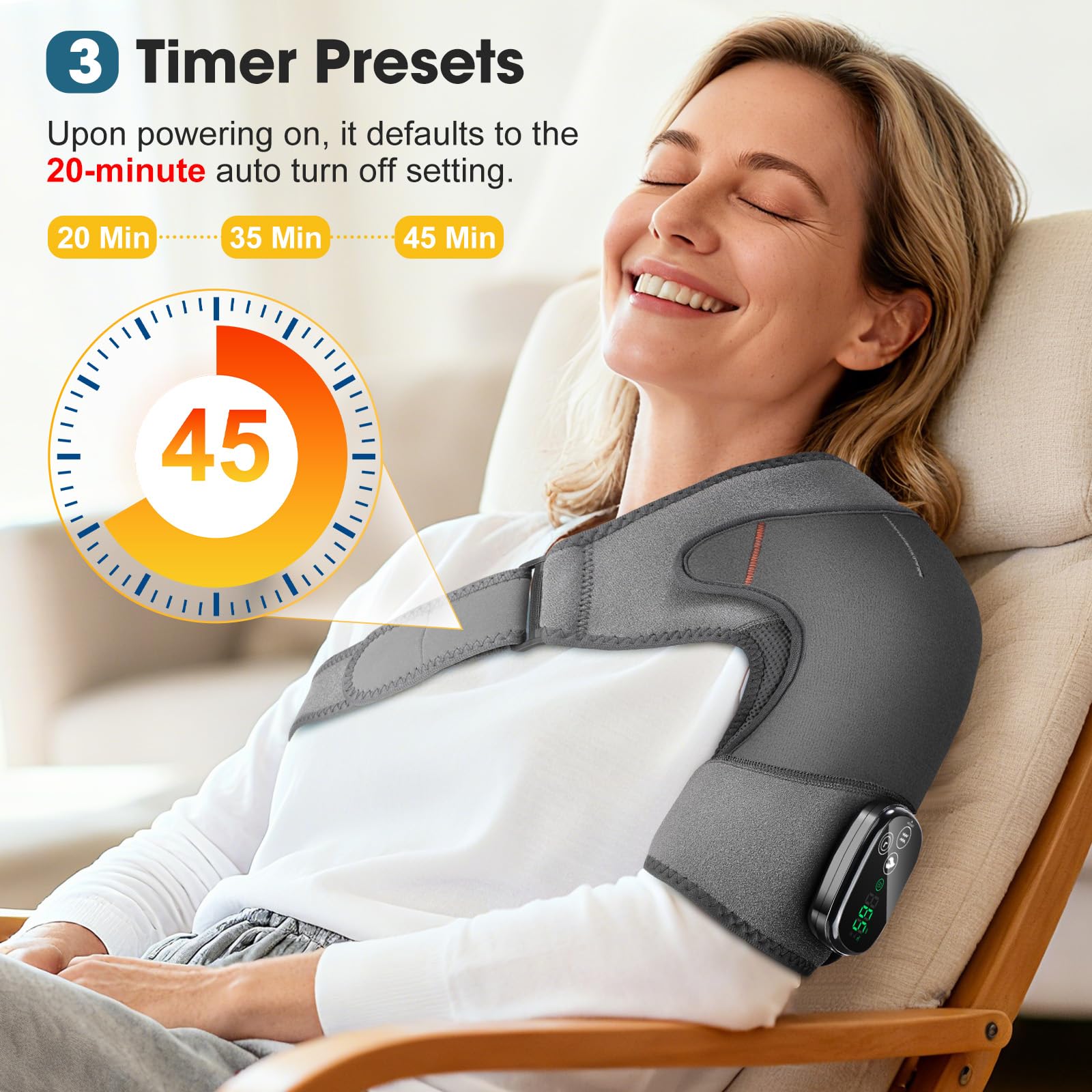 DREAMSOME autonomie 115 minutes, relaxation sans fil pratique.