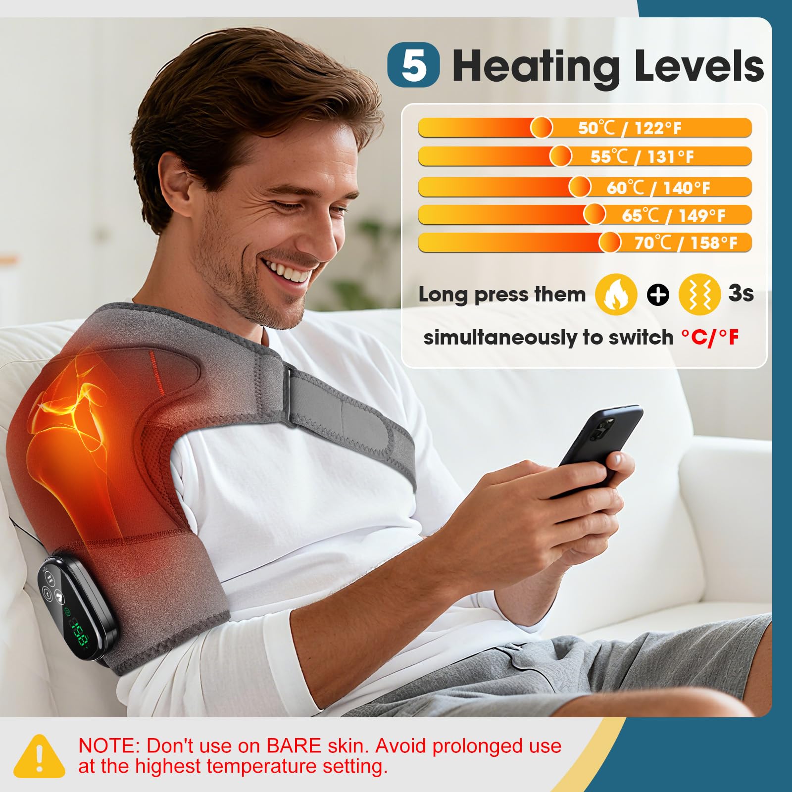 DREAMSOME massage vibration épaule, relief des tensions grâce au massage ciblé.