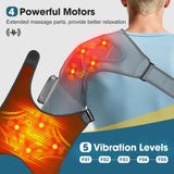 DREAMSOME quatre moteurs épaule, massage profond pour relaxation musculaire.