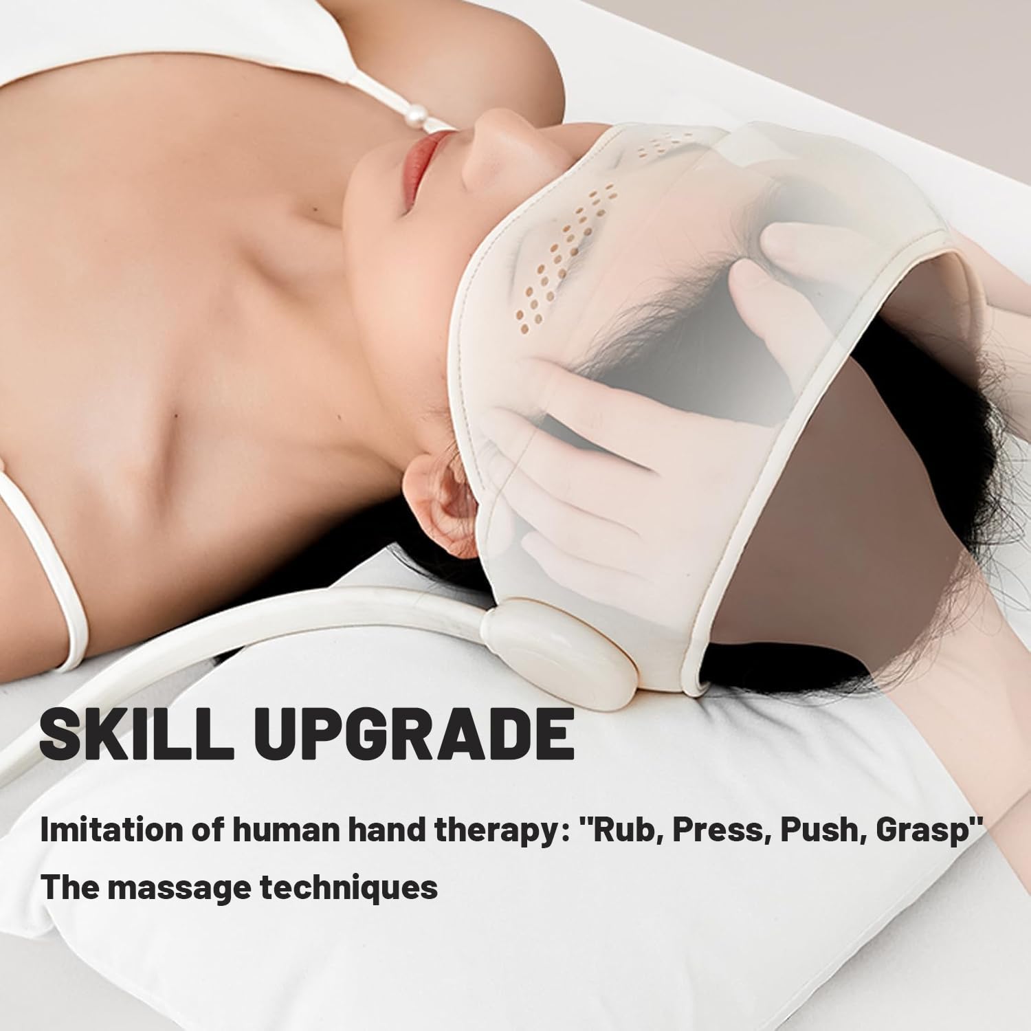 Chaleur douce et massage pour soulager la fatigue oculaire