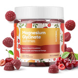 Gommes DREAVIO glycinate de magnésium et ashwagandha en bouteille, relaxation possible.