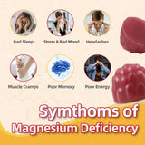Gommes DREAVIO, ingrédients clés: magnésium, zinc et vitamine C, soutien immunitaire potentiel.