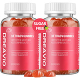 Gummies DREAVIO ACV en bouteille, énergie soutenue et métabolisme équilibré.