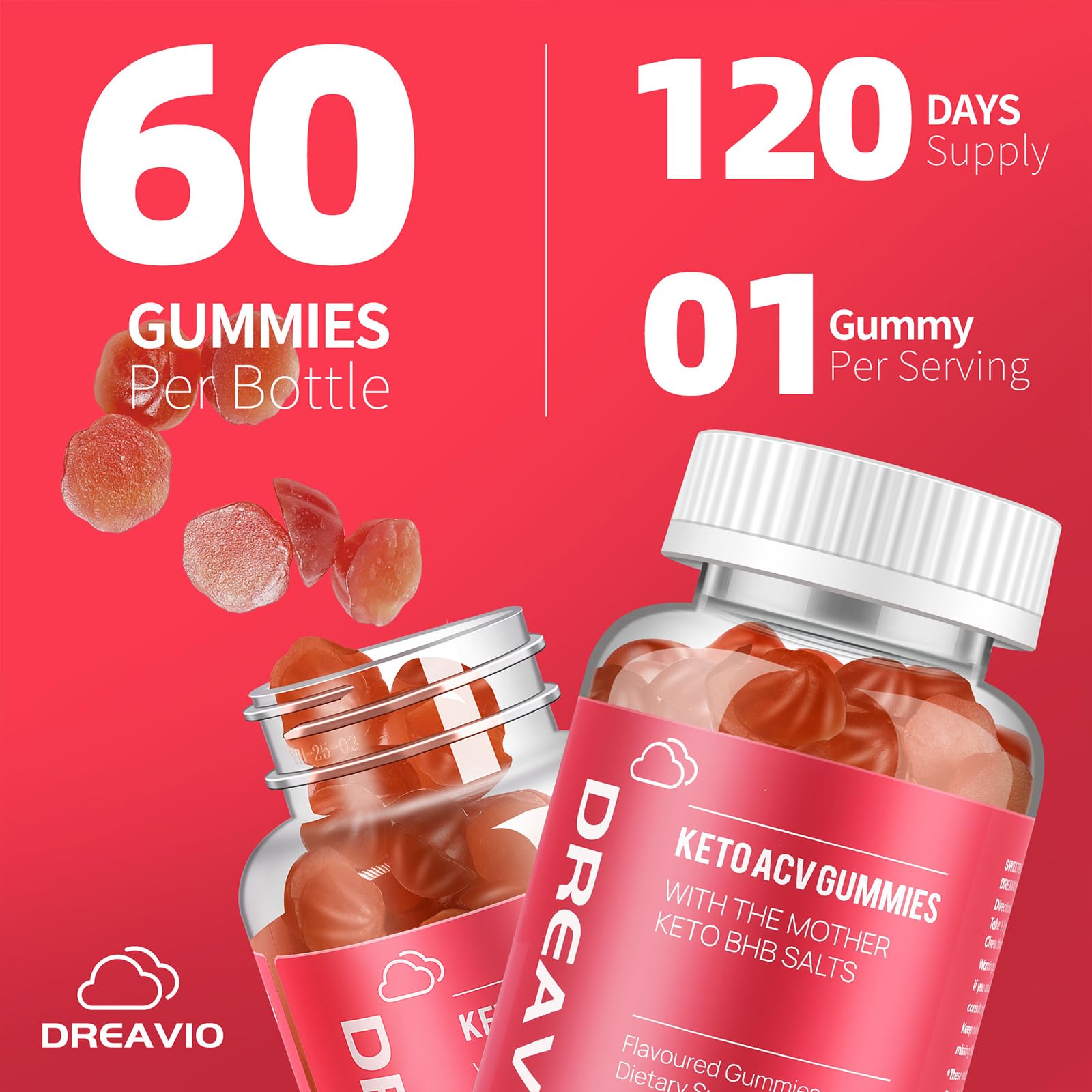 Gummies DREAVIO ACV — soutien digestif et détox potentiel.