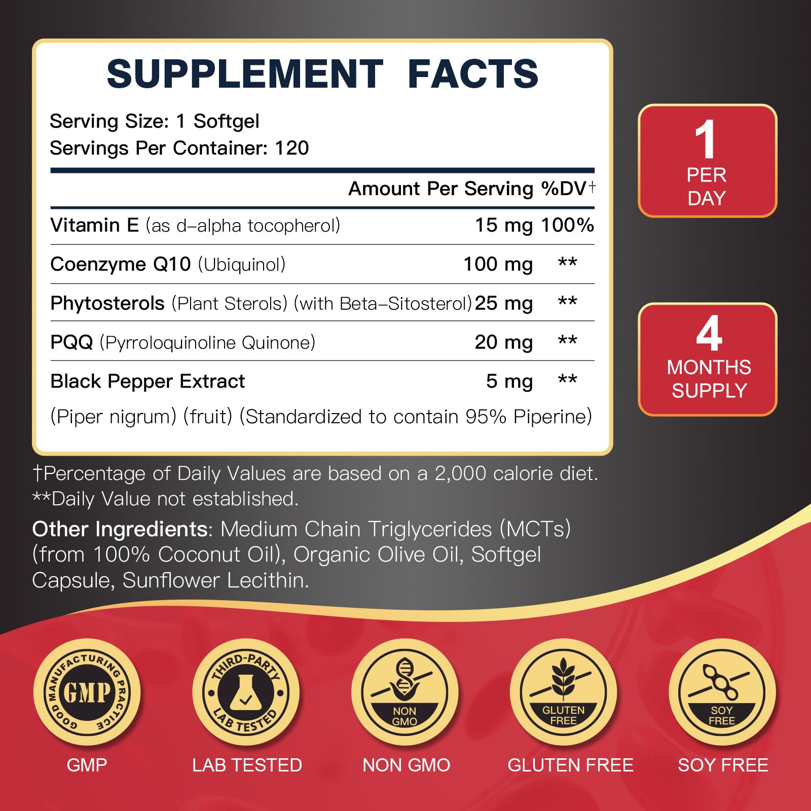 DRFOSTER CoQ10 ubiquinol en gelules: absorption optimisée