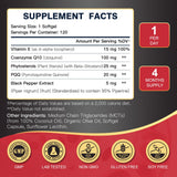 DRFOSTER CoQ10 ubiquinol en gelules: absorption optimisée