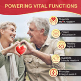 Étiquette produit DRFOSTER CoQ10 ubiquinol: montre PQQ et vitamine E