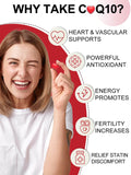 Étiquette DRFOSTER CoQ10 600 mg avec informations et dosage