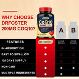 Utilisation quotidienne facile avec DRFOSTER CoQ10 pour les routines actives