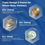 Composition DRFOSTER Omega-3 DHA EPA ALA – nutriments essentiels