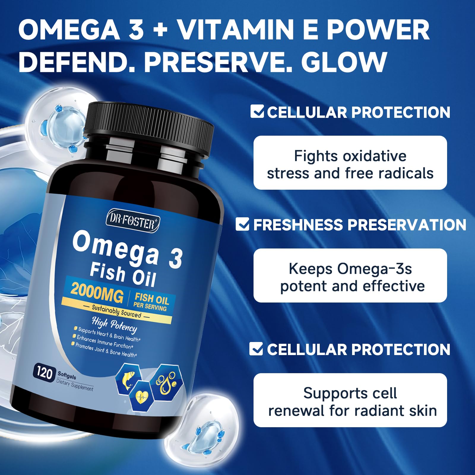 Doseur DRFOSTER Omega-3 – mesurer facilement la dose recommandée