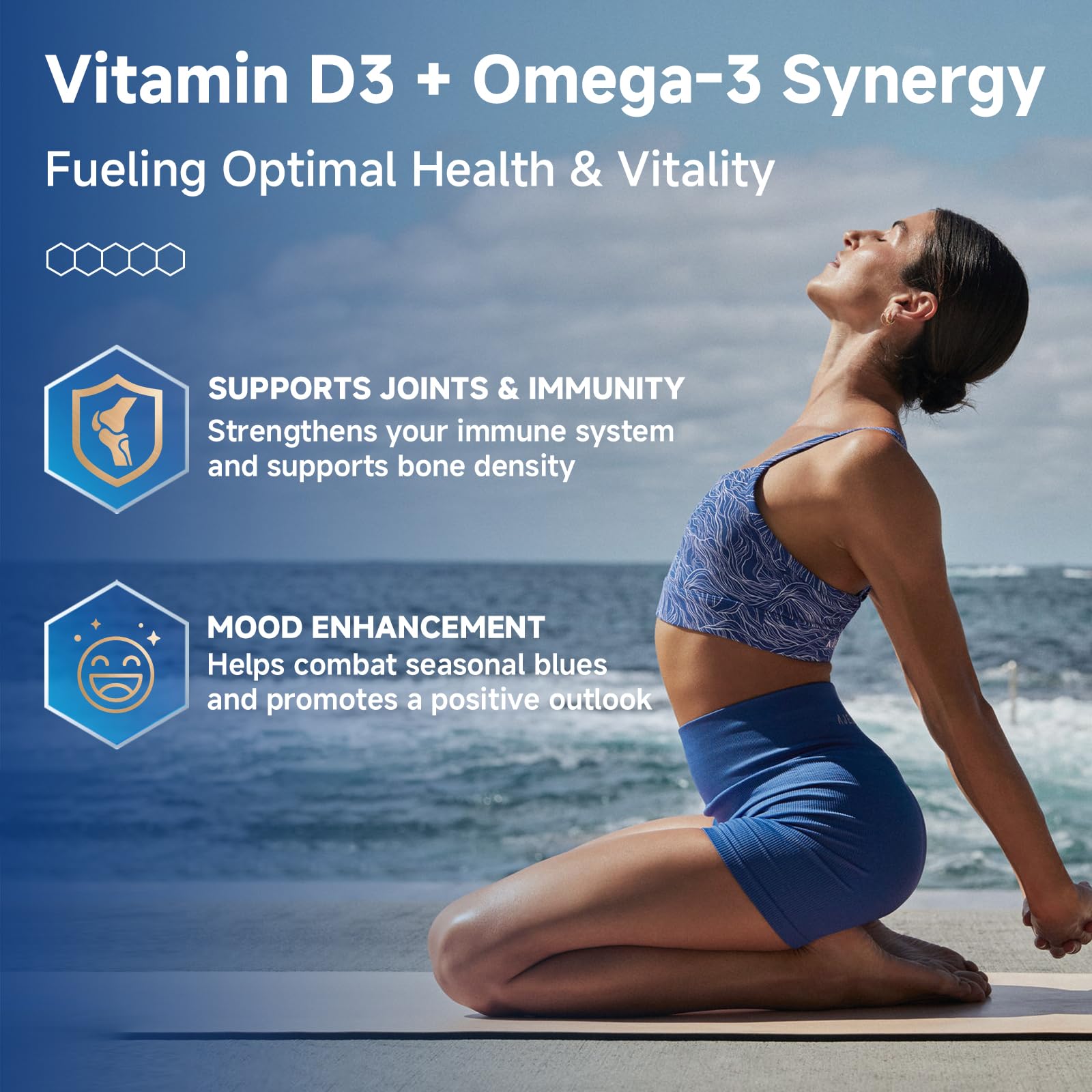 Vitamines D3 et E dans DRFOSTER Omega-3 – protection antioxydante et vitalité