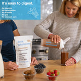 Drink Wholesome, ingrédients proteine blanc oeuf, source naturelle sans additifs.