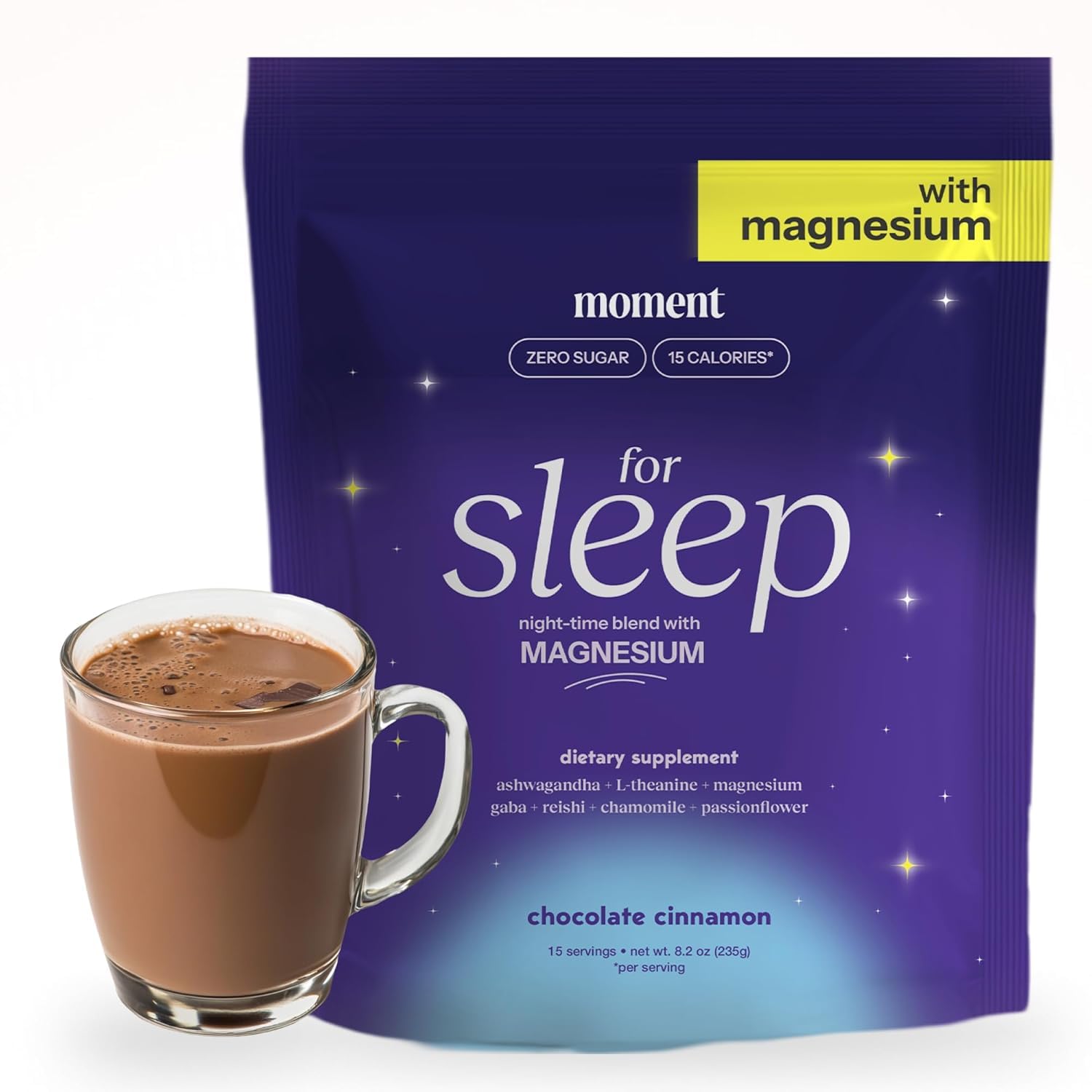 Moment Sleep Powder Drink Your Meditation : chocolat chaud apaisant pour une nuit reposante
