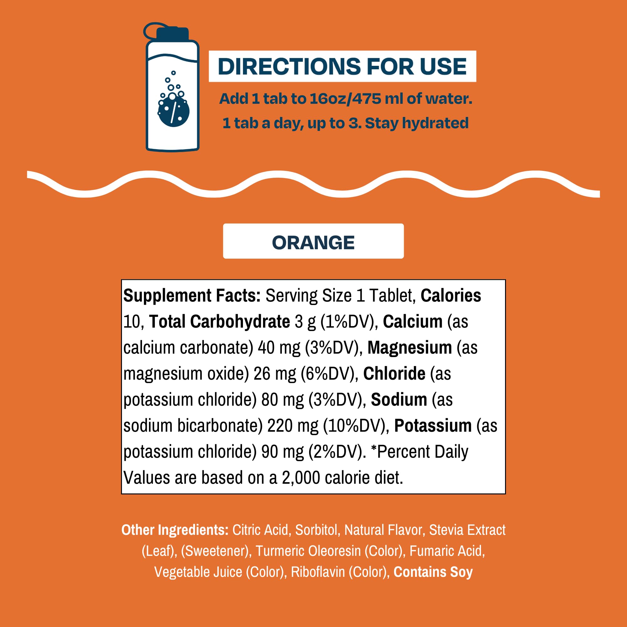 Drinklits Orange: sans sucre, hydratation légère et sans culpabilité.
