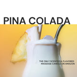 Drip Co bougie massage pina colada: huile soyeuse pour relaxation