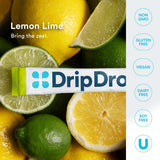 Emballage pratique DripDrop idéal pour voyage et sport.