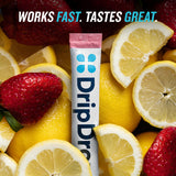 Goût frais fraise-citronnade, expérience agréable d hydratation