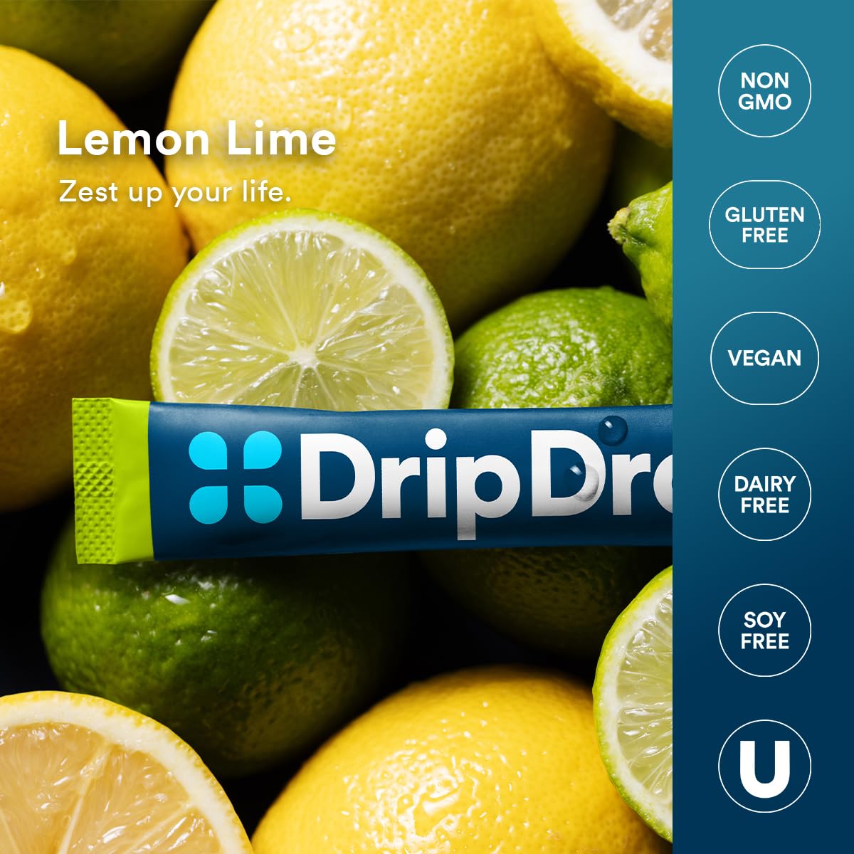 Goût rafraîchissant Citron-Lime, récompensé par Men’s Journal.