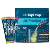 DripDrop paquets d'hydratation Sunburst – variété pratique pour sportifs et activités outdoor.