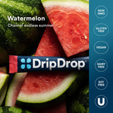 DripDrop Pastèque – contient potassium, magnésium, zinc et vitamine C.