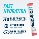 DripDrop poudre electrolytes sans sucre prête a melanger