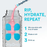 DripDrop sachets sans sucre saveur pastèque en déplacement