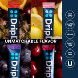 DripDrop végane – poudre électrolytique sans produits d'origine animale.