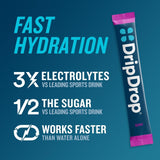 DripDrop Hydration, soutien immunitaire avec vitamine C.