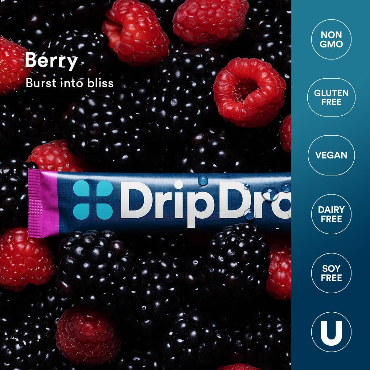DripDrop Hydration, voyage léger grâce à des sachets portables.