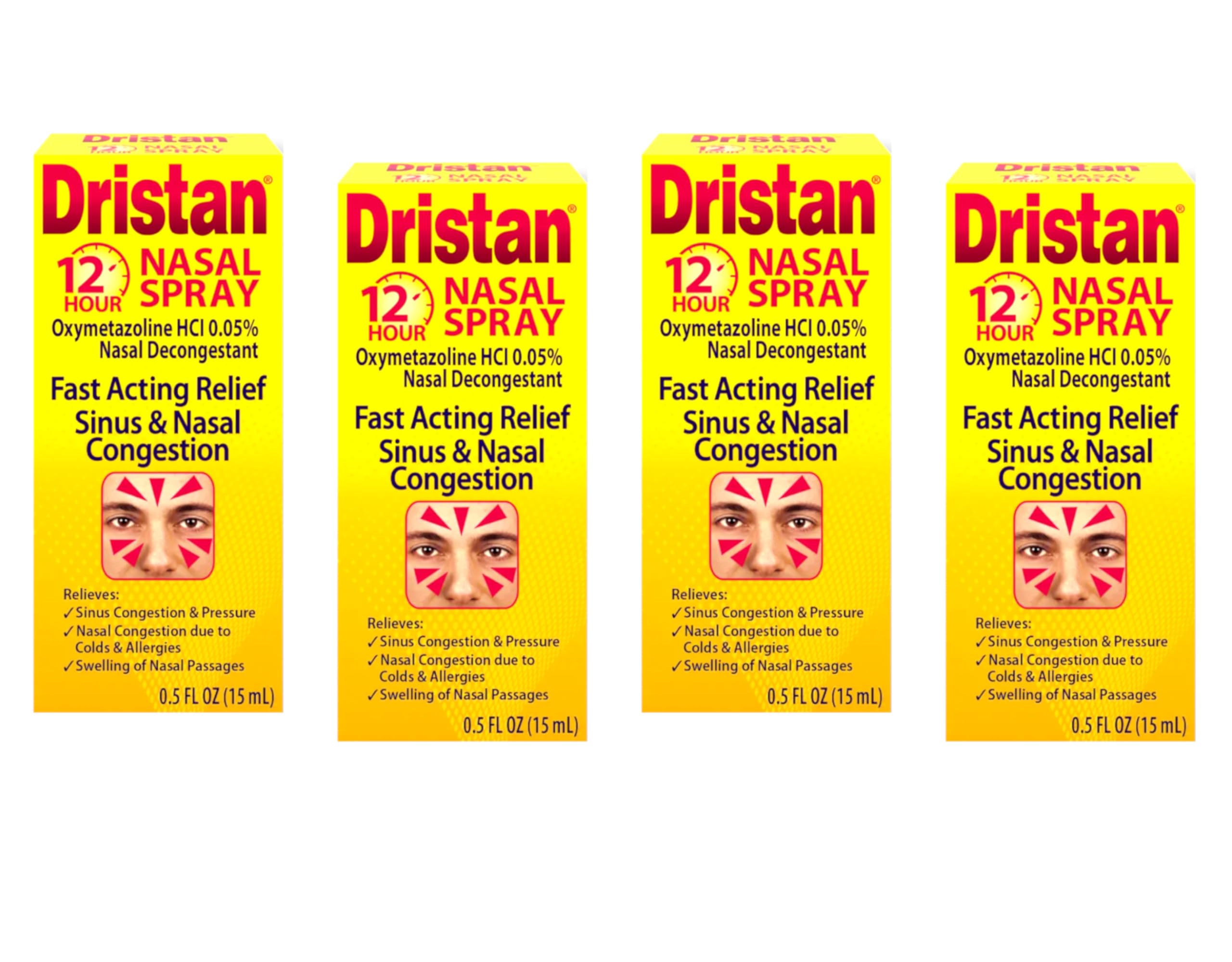 Dristan spray nasale pack4, format pratique et durable.