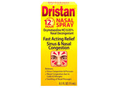 Bouteille Dristan nasale avec embout pour utilisation rapide.