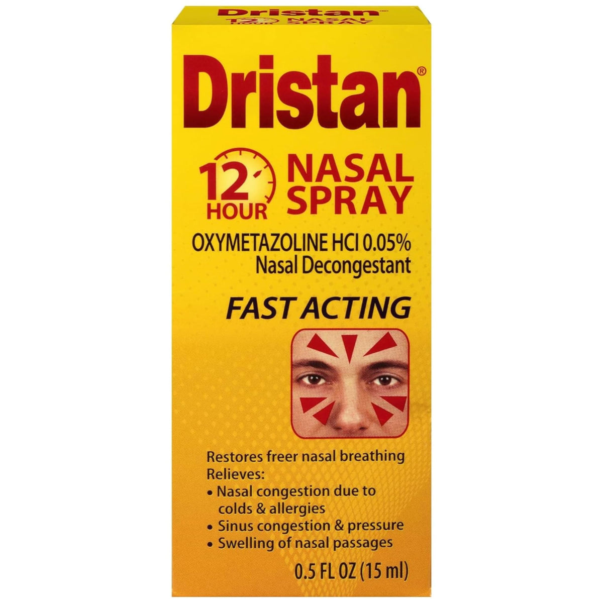 Dristan pulvérisateur nasal flacon 12 heures – soulagement possible du nez bouché